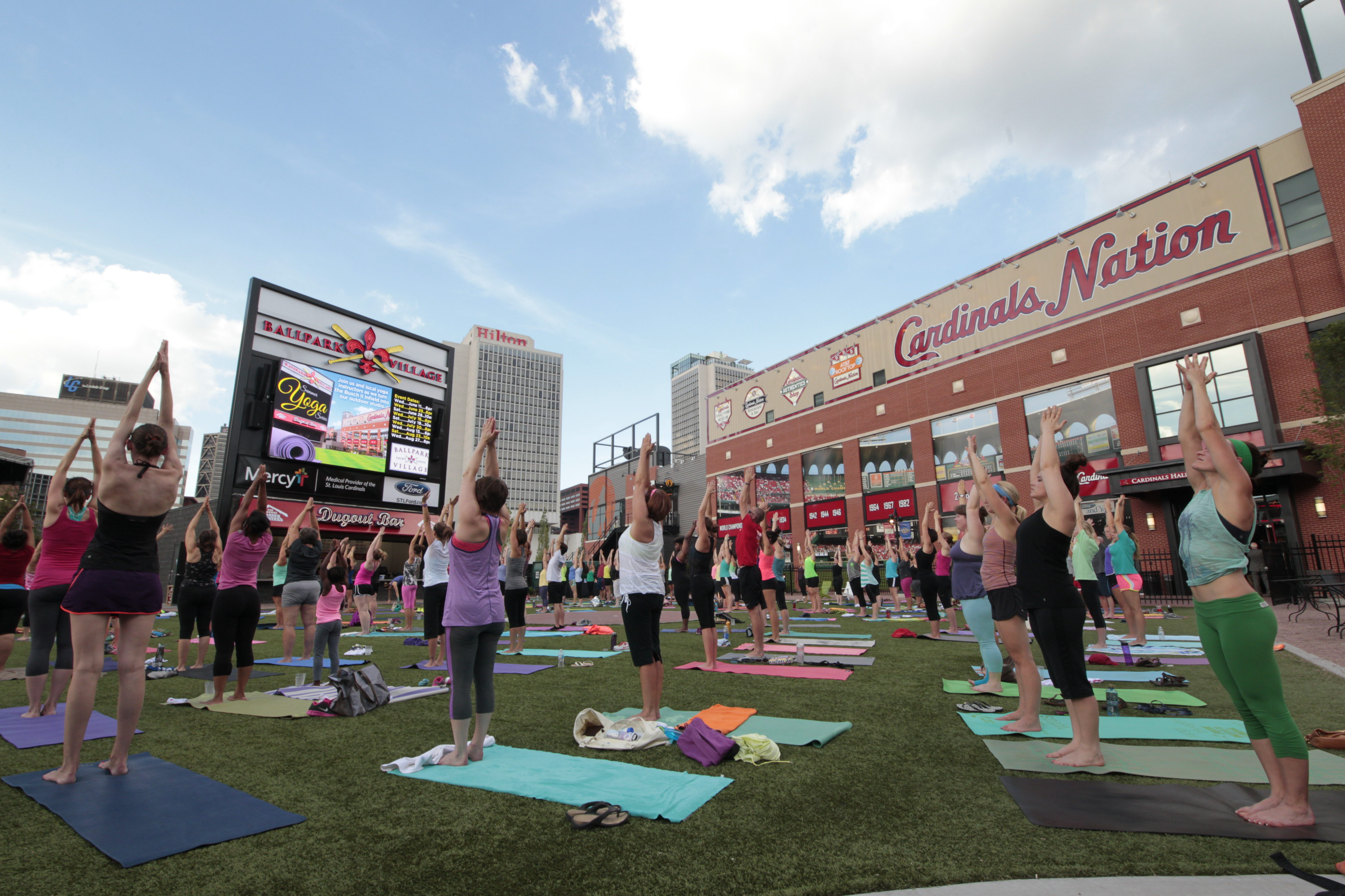 Club Fitness Summer Yoga Series Ballpark Village