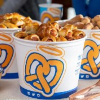 Auntie Anne's pretzel buckets