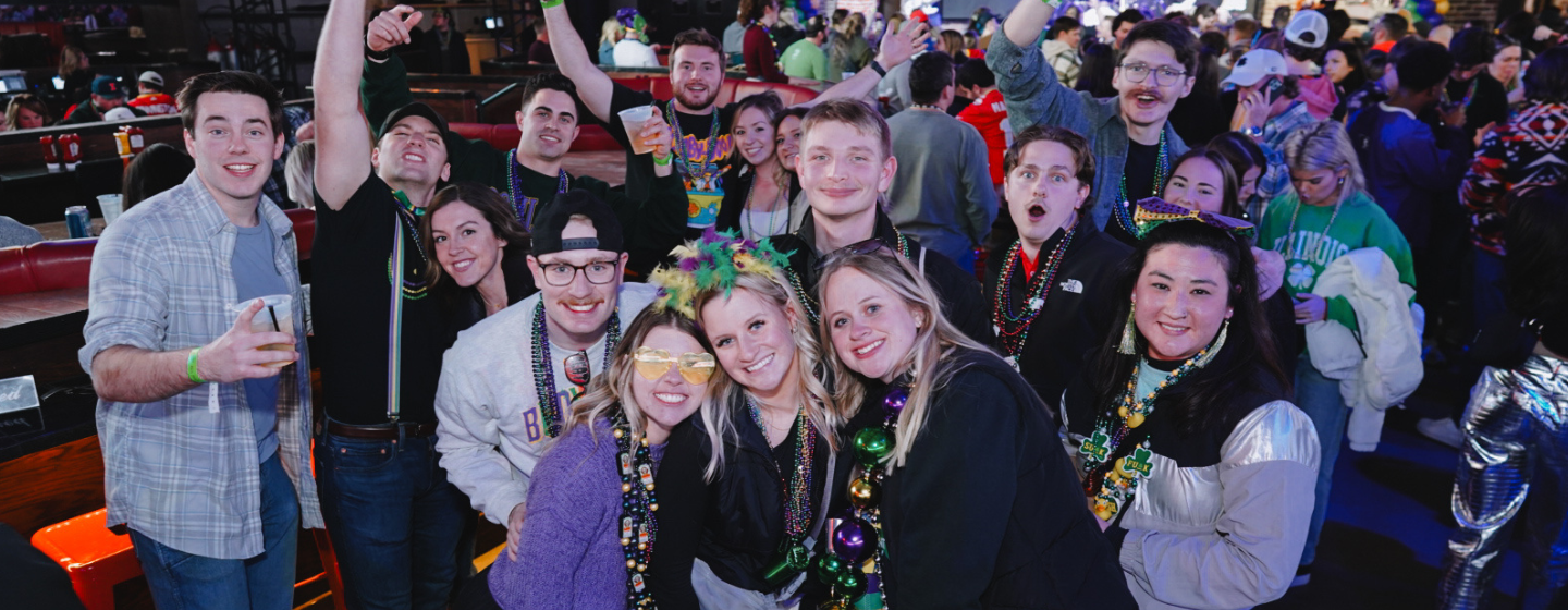 Ballpark Village Mardi Gras After Pardi